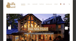 Desktop Screenshot of alfa-hotel.de